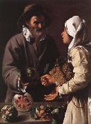 IL Pensionante del saraceni The Fruit Vendor oil painting